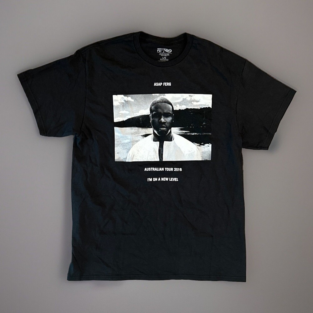 A$AP Ferg New Level Australian Tour 2016 Adult Unisex T-Shirt Large x Philcos